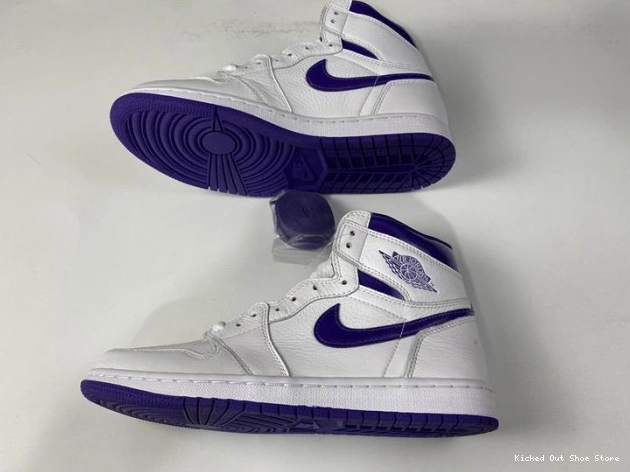 Kick Theory 1 HIGH JORDAN RETRO PURPLE AIR COURT CD0461-151 0726